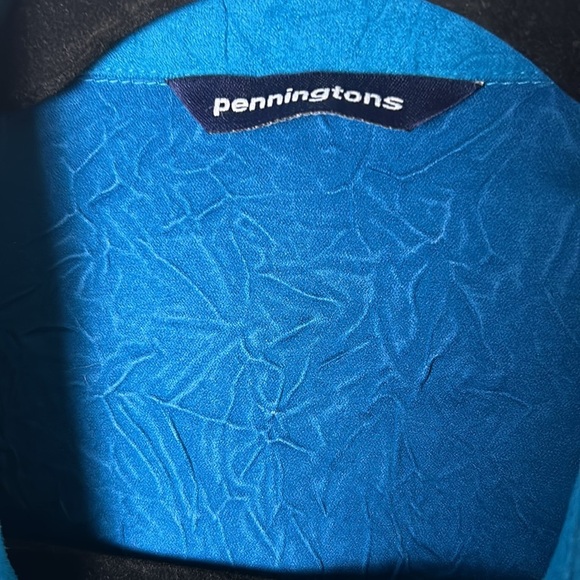 Penningtons button front lightweight jacket,1X, textured,suede feel,EC, PTP 25 - Picture 7 of 12